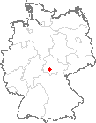 Karte Oberschönau, Thüringen